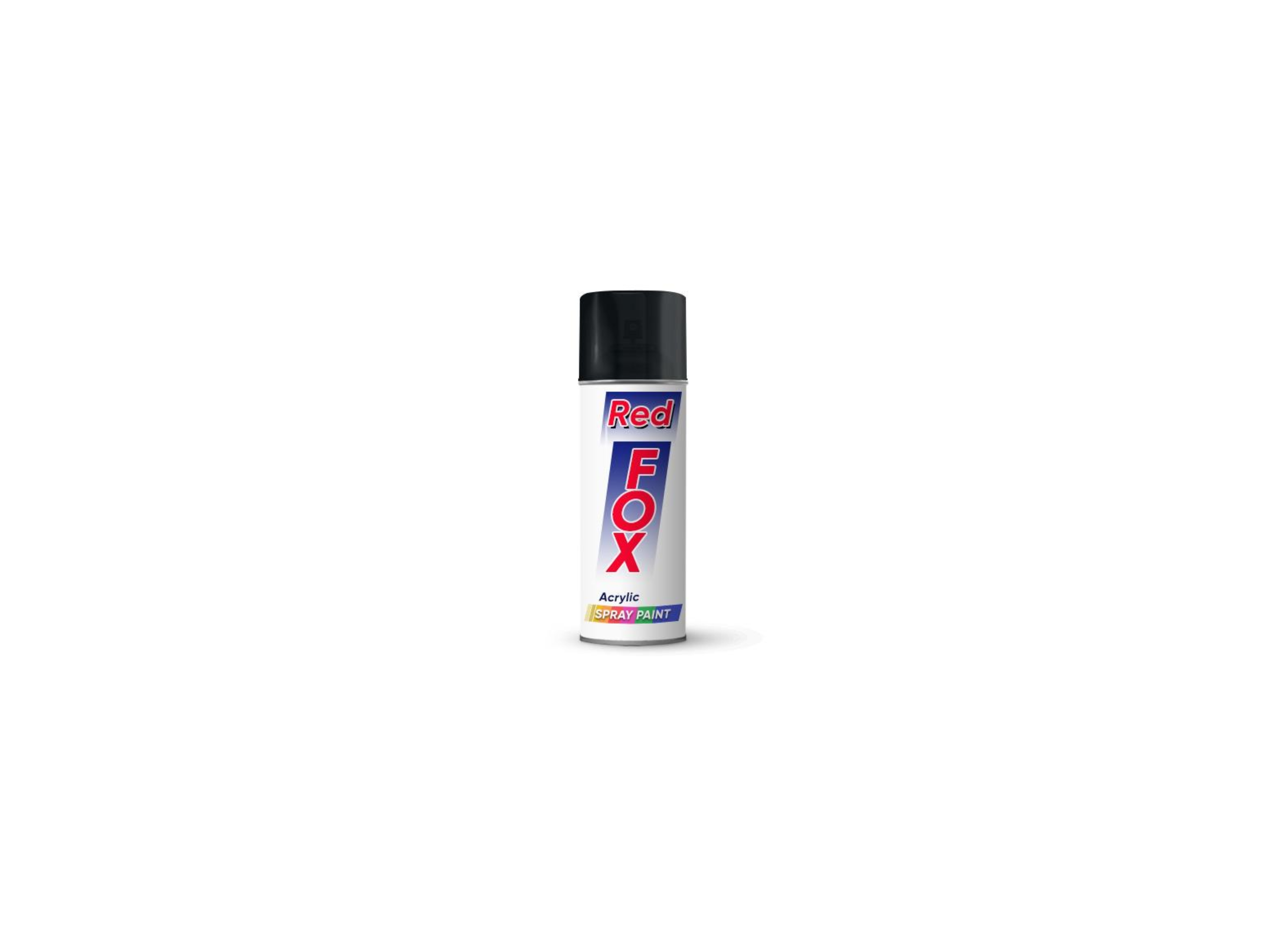 SPRAY PAINT FLAT BLACK NO.4 REDFOX